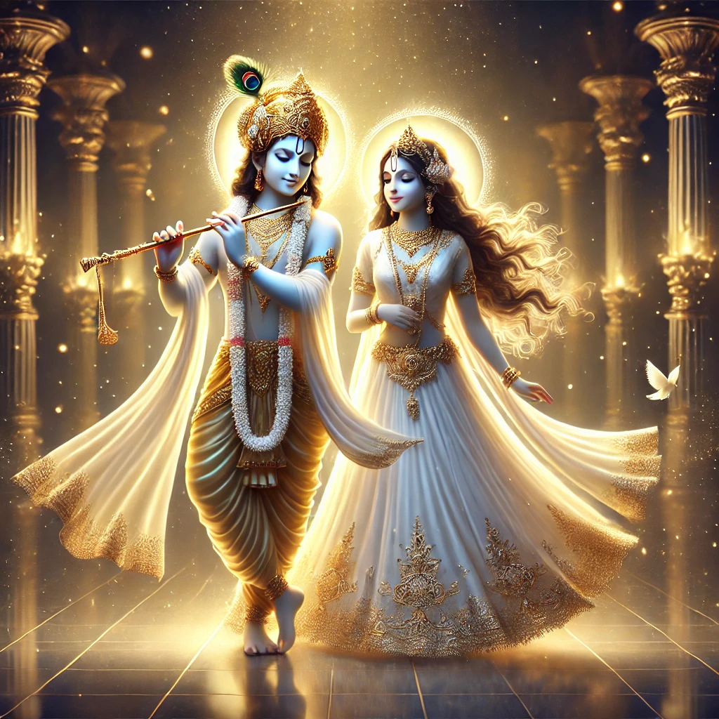 DP krishna with Radh