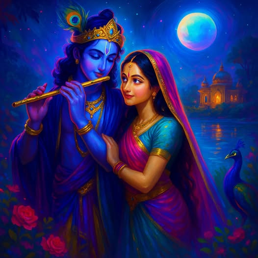 Krishna with Radha DP