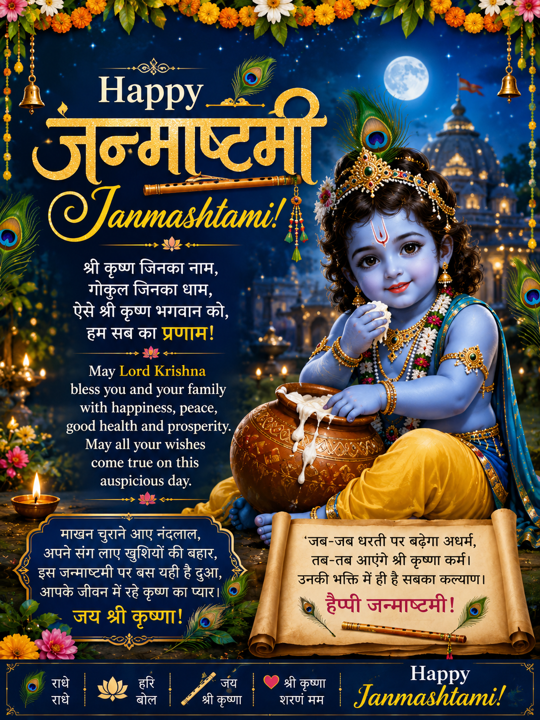 Janmashtami Status